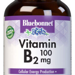 Suplemento Bluebonnet Nutrition Vitamina B2 100 Mg 100 V-cáp