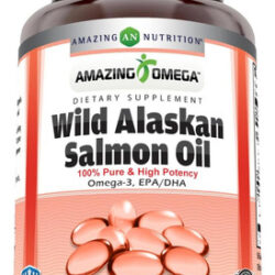 Incrível Omega Selvagem Do Alasca Salmon Oil 2000mg Por Porç