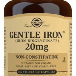 Suplemento Solgar Gentle Iron Para Glóbulos Vermelhos 180 Un