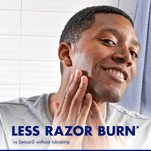 Lâminas De Barbear Descartáveis Gillette Sensor2 Plus Pivoti - Imagem 2