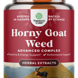 Suplemento Natures Craft Horny Goat Weed 1000 Mg 90 Cápsulas