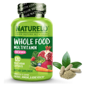 Multivitamínico Naturelo Whole Food Para Mulheres 120 Cápsul
