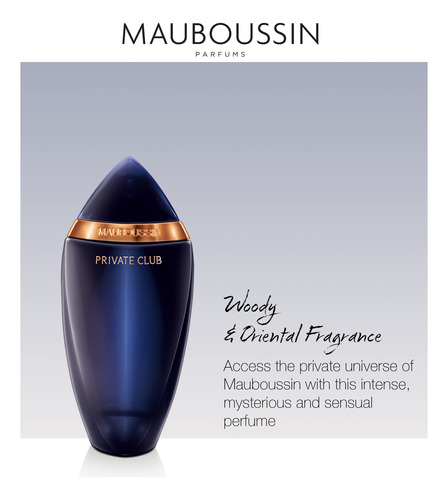 Perfume Mauboussin Private Club Eau De Parfum 100ml Para Hom - Imagem 3