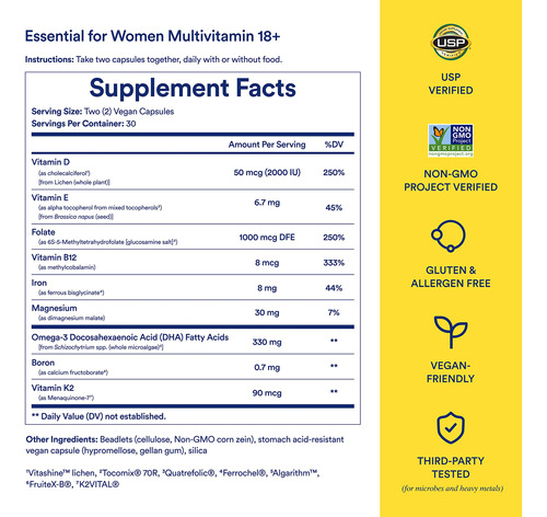 Suplemento Multivitamínico Ritual Para Mulheres Maiores De 1 - Imagem 3