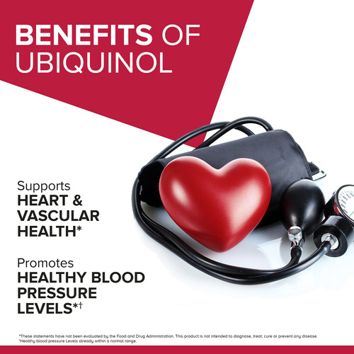 Suplemento Qunol Mega Ubiquinol Coq10 100 Mg 100 Cápsulas Ge - Imagem 3