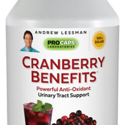 Suplemento Andrew Lessman Cranberry Benefits 240 Cápsulas