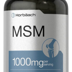 Cápsulas De Suplemento Horbaach Msm 1000 Mg 250 Unidades