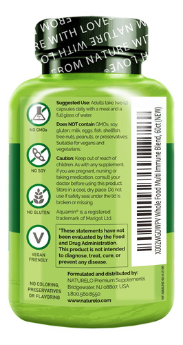 Suplemento Naturelo Whole Food Multivitamínico Imune Blend - Imagem 2