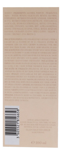 Perfume Giorgio Armani Si Edp Spray Para Mulheres 100ml - Imagem 6
