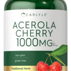 Suplemento Carlyle Acerola Cherry Capsules 1000 Mg 365 Unida
