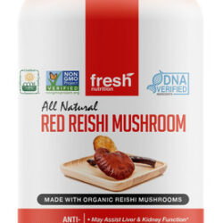 Suplemento Fresh Nutrition Reishi Mushroom 1500 Mg 90 Cápsul