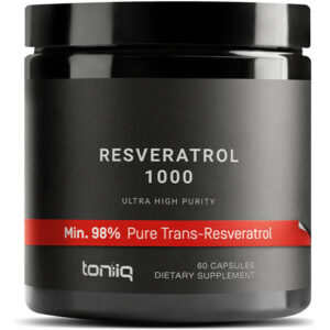 Suplemento Toniiq Resveratrol De Ultra Alta Potência 1000 Mg