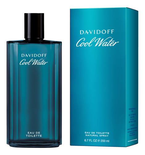 Perfume Davidoff Cool Water Edt Spray Para Homens 200ml - Imagem 2