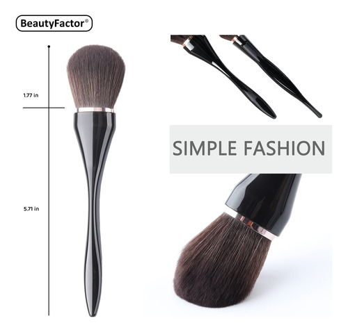 Conjunto De Pincéis De Maquiagem Beautyfactor, 12 Peças Com - Imagem 5