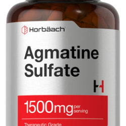 Suplemento Horbaach Agmatine Sulfate 1500mg 60 Cápsulas