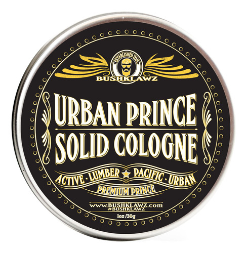 Colônia Sólida Bushklawz Urban Prince 30 Ml Sem Álcool