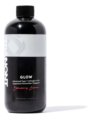 Bebida Proteica De Colágeno Tranont Glow Strawberry Banana 4