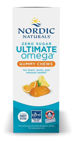 Suplemento Nordic Naturals Zero Sugar Ultimate Omega Gummy - Imagem 4