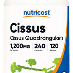Suplemento Nutricost Cissus Quadrangularis 1200 Mg 240 Cápsu