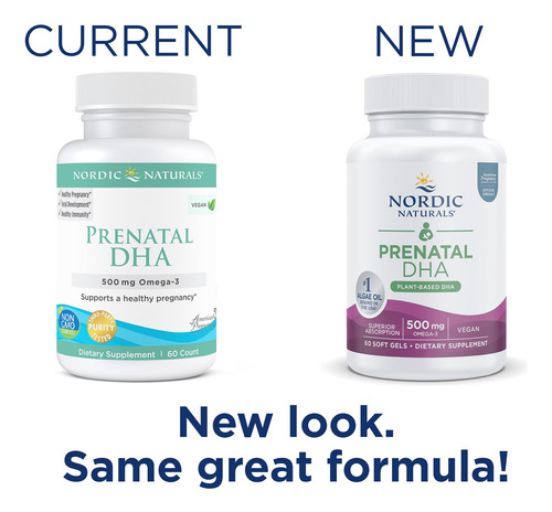 Suplemento Nordic Naturals Vegan Prenatal Dha 60 Softgel - Imagem 5