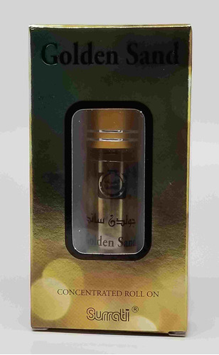 Óleo De Perfume Surrati Golden Sand 6ml Roll-on, Pacote Com Três