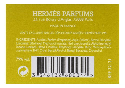 Perfume Hermes Le Jardin De Monsieur Li Edt Spray Para Mulhe - Imagem 6