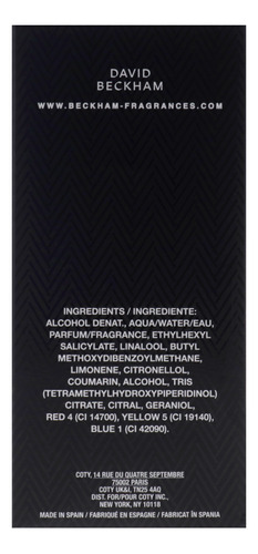 Perfume David Beckham Classic Eau De Toilette 100ml Para Hom - Imagem 7