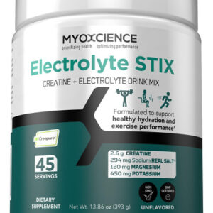 Electrolyte Stix Myoxcience Com Creatina Em Pó 45 Porções