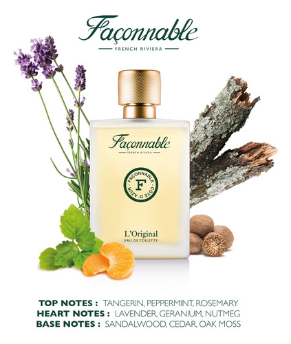 Perfume Façonnable L'original Eau De Toilette 90ml For Men - Imagem 4