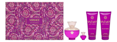 Conjunto De Perfumes Versace Dylan Purple Eau De Parfum 100m