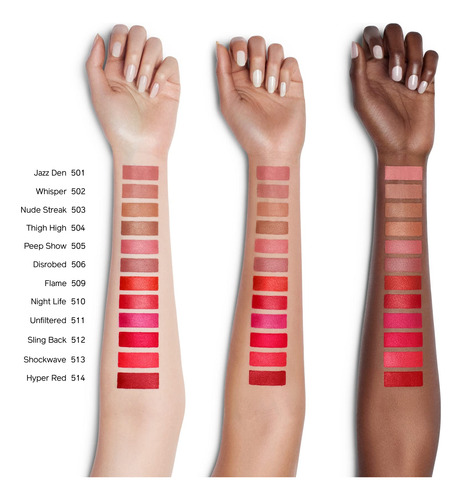Batom Em Pó Shiseido Modernmatte 513 Shock Wave By - Imagem 3