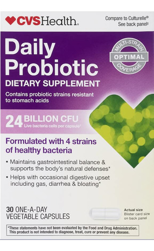 Suplemento Dietético Probiótico Cvs Health Maximum Strength