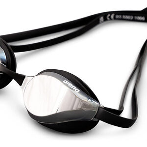 Óculos De Natação Arena Python, Prateado/preto, Espelho