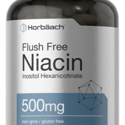 Suplemento Horbaach Niacina 500mg 70 Cápsulas Flush Free