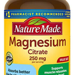Suplemento De Citrato De Magnésio Feito Na Natureza 250 Mg 1
