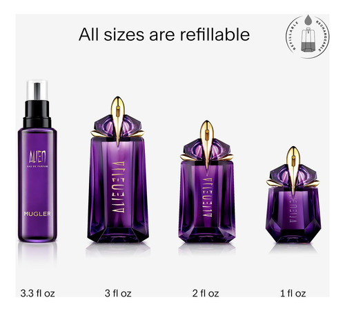Perfume Mugler Alien Eau De Parfum 60ml For Women - Imagem 4