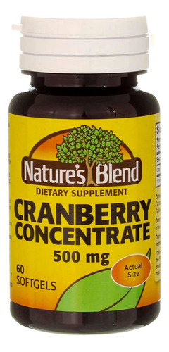 Suplemento Nature"s Blend Concentrado De Cranberry 500mg 60 - Imagem 2