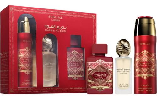 Perfume Lattafa Badee Al Oud Sublime, 100 Ml, Conjunto Único