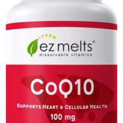 Suplemento Ez Melts Coq10 100mg Sublingual Vegan 60 Comprimi