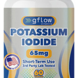 Suplemento: Vitaminas Gflow, Iodeto De Potássio, 65 Mg, Tire