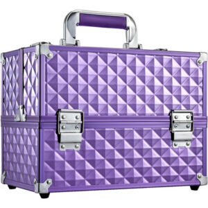 Estojo De Maquiagem Frenessa Frenessa 6 Camadas Roxo 30 Cm