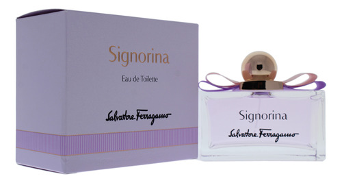 Perfume Salvatore Ferragamo Signorina Edt Spray 100ml Para M - Imagem 3