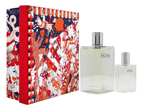 Conjunto De Presente Perfume Hermes H24 Para Homens, 100 Ml Edt Spray, 2 Peças - Imagem 3