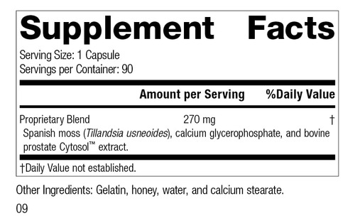Suplemento Standard Process Prost-x Whole Food 90 Cápsulas - Imagem 2