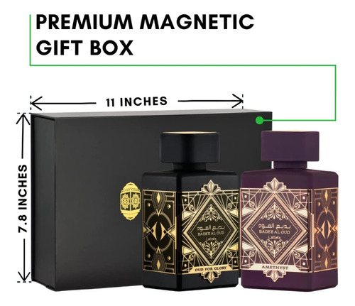 Perfume Lattafa Bade"e Al Oud Amethyst Edp 100ml Com Caixa D - Imagem 2