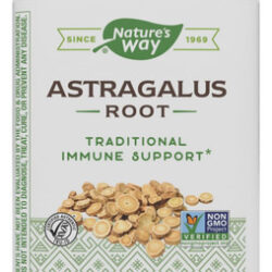 Suplemento Nature's Way Astragalus Root 180 Cápsulas Veganas