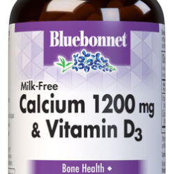 Suplemento Bluebonnet Nutrition Cálcio Sem Leite 1.200 Mg