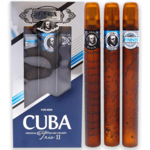 Conjunto De Fragrâncias Cuba Trio 2 Da Cuba Para Homens Co