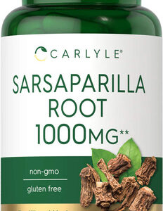 Suplemento Carlyle Salsaparilla Root 1000mg 120 Cápsulas
