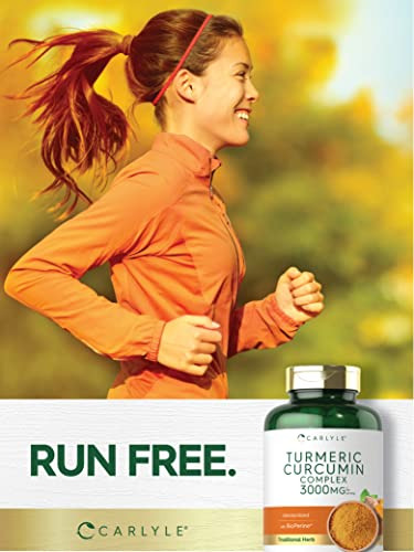 Suplemento Carlyle Curmeric Curcumin 3000 Mg 180 Cápsulas - Imagem 6